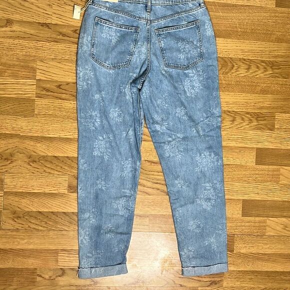 Universal Threads Boyfriend High Rise Jeans 100% Cotton Denim Blue Women's Pants - Picture 14 of 16